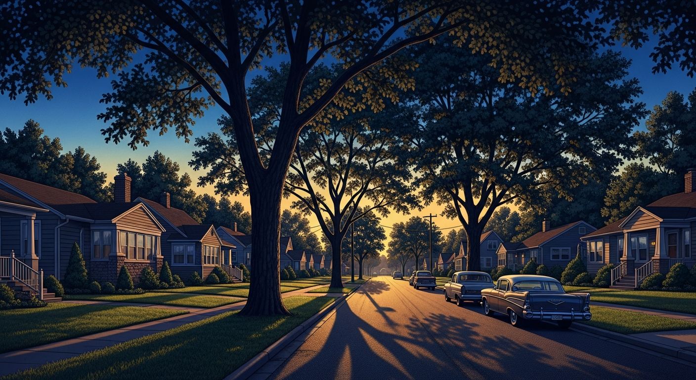 Southport, Indiana — golden-hour neighborhood image
